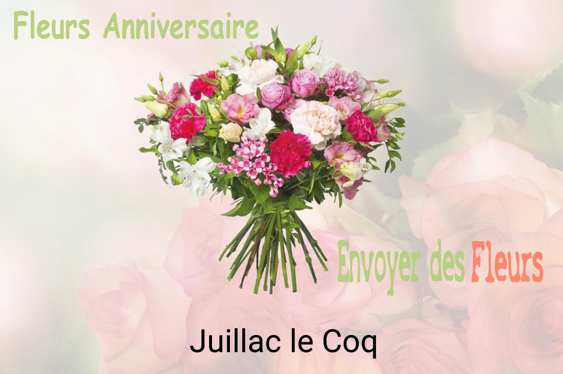 Bouquet de fleurs d’anniversaire livré à Juillac-le-Coq