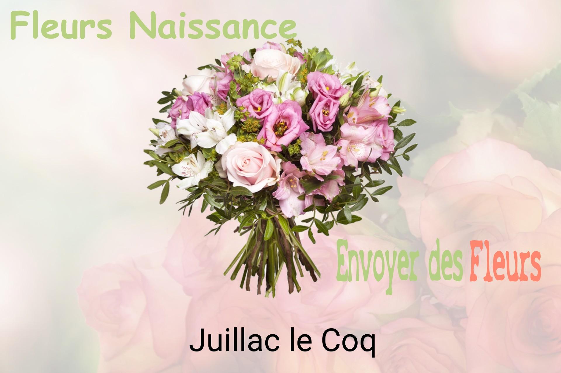 Bouquet de fleurs de naissance livré à Juillac-le-Coq
