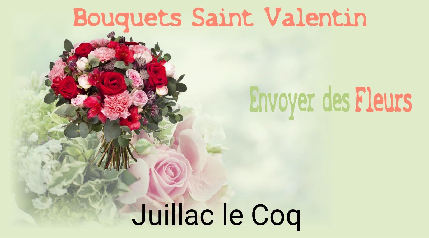 Roses de Saint-Valentin livrées à Juillac-le-Coq